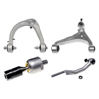 Dorman® - OE Solutions™ Front Passenger Side Lower and Upper Control Arm with Ball Joint and Tie Rod End Kit