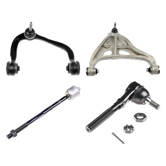Dorman® - OE Solutions™ Front Passenger Side Lower and Upper Control Arm with Ball Joint and Tie Rod End Kit