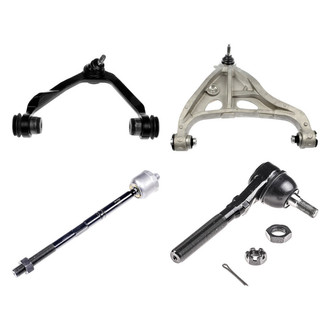 Dorman® - OE Solutions™ Front Passenger Side Lower and Upper Control Arm with Ball Joint and Tie Rod End Kit