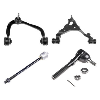 Dorman® - OE Solutions™ Front Passenger Side Lower and Upper Control Arm with Ball Joint and Tie Rod End Kit