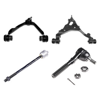 Dorman® - OE Solutions™ Front Passenger Side Lower and Upper Control Arm with Ball Joint and Tie Rod End Kit