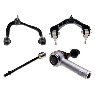 Dorman® - OE Solutions™ Front Passenger Side Lower and Upper Control Arm with Ball Joint and Tie Rod End Kit