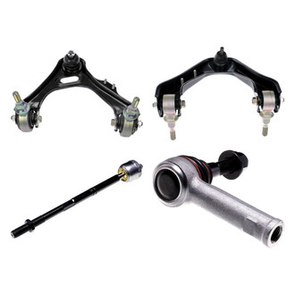 Dorman® - OE Solutions™ Front Passenger Side Lower and Upper Control Arm with Ball Joint and Tie Rod End Kit