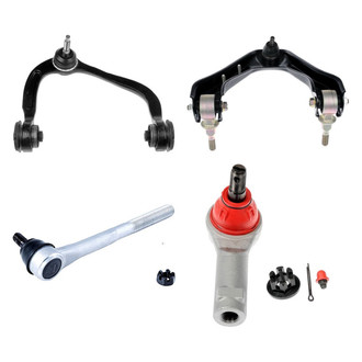 Dorman® - OE Solutions™ Front Passenger Side Lower and Upper Control Arm with Ball Joint and Tie Rod End Kit