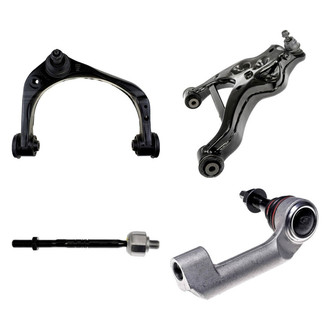 Dorman® - OE Solutions™ Front Passenger Side Lower and Upper Control Arm with Ball Joint and Tie Rod End Kit