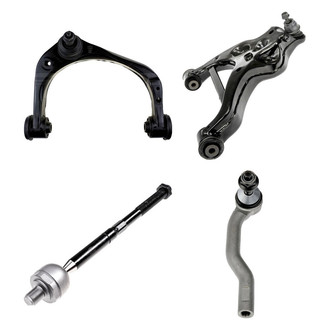 Dorman® - OE Solutions™ Front Passenger Side Lower and Upper Control Arm with Ball Joint and Tie Rod End Kit
