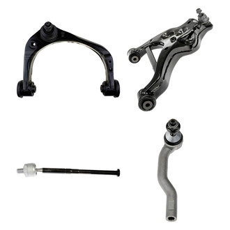 Dorman® - OE Solutions™ Front Passenger Side Lower and Upper Control Arm with Ball Joint and Tie Rod End Kit