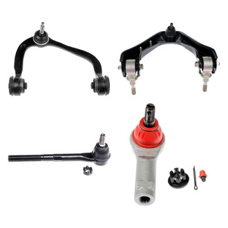 Dorman® - OE Solutions™ Front Passenger Side Lower and Upper Control Arm with Ball Joint and Tie Rod End Kit