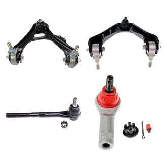 Dorman® - OE Solutions™ Front Passenger Side Lower and Upper Control Arm with Ball Joint and Tie Rod End Kit