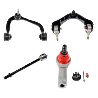 Dorman® - OE Solutions™ Front Passenger Side Lower and Upper Control Arm with Ball Joint and Tie Rod End Kit