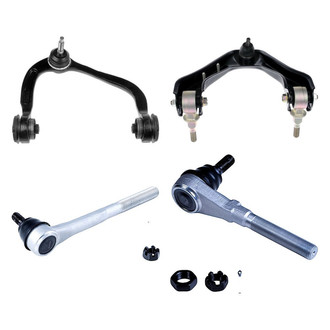 Dorman® - OE Solutions™ Front Passenger Side Lower and Upper Control Arm with Ball Joint and Tie Rod End Kit
