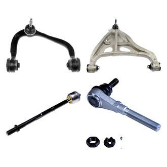 Dorman® - OE Solutions™ Front Passenger Side Lower and Upper Control Arm with Ball Joint and Tie Rod End Kit