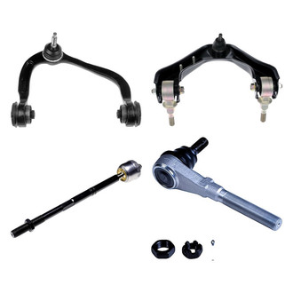 Dorman® - OE Solutions™ Front Passenger Side Lower and Upper Control Arm with Ball Joint and Tie Rod End Kit