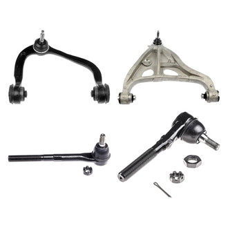 Dorman® - OE Solutions™ Front Passenger Side Lower and Upper Control Arm with Ball Joint and Tie Rod End Kit