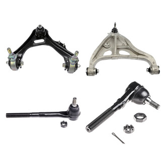 Dorman® - OE Solutions™ Front Passenger Side Lower and Upper Control Arm with Ball Joint and Tie Rod End Kit