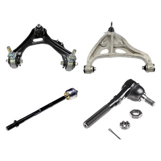 Dorman® - OE Solutions™ Front Passenger Side Lower and Upper Control Arm with Ball Joint and Tie Rod End Kit
