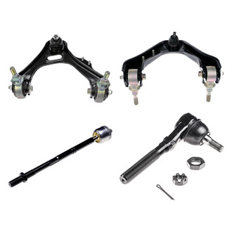 Dorman® - OE Solutions™ Front Passenger Side Lower and Upper Control Arm with Ball Joint and Tie Rod End Kit