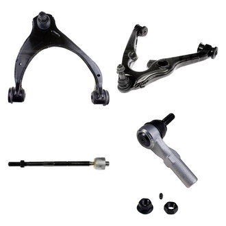 Dorman® - OE Solutions™ Front Passenger Side Lower and Upper Control Arm with Ball Joint and Tie Rod End Kit