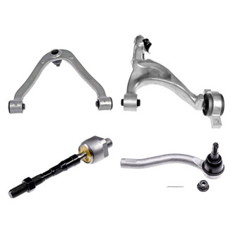 Dorman® - OE Solutions™ Front Passenger Side Lower and Upper Control Arm with Ball Joint and Tie Rod End Kit