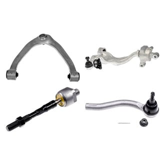 Dorman® - OE Solutions™ Front Passenger Side Lower and Upper Control Arm with Ball Joint and Tie Rod End Kit