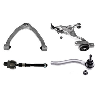 Dorman® - OE Solutions™ Front Passenger Side Lower and Upper Control Arm with Ball Joint and Tie Rod End Kit