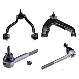 Dorman® - OE Solutions™ Front Passenger Side Lower and Upper Control Arm with Ball Joint and Tie Rod End Kit