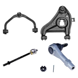 Dorman® - OE Solutions™ Front Passenger Side Lower and Upper Control Arm with Ball Joint and Tie Rod End Kit
