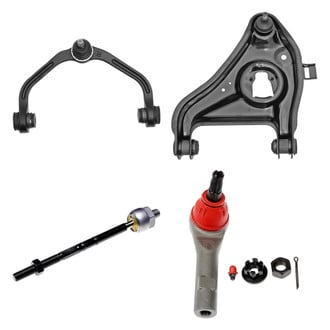 Dorman® - OE Solutions™ Front Passenger Side Lower and Upper Control Arm with Ball Joint and Tie Rod End Kit