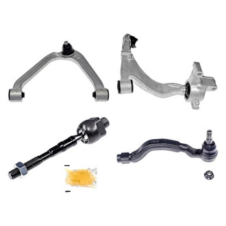 Dorman® - OE Solutions™ Front Passenger Side Lower and Upper Control Arm with Ball Joint and Tie Rod End Kit