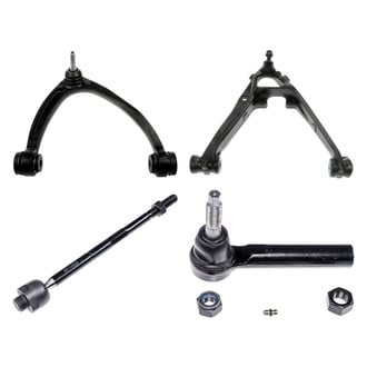 Dorman® - OE Solutions™ Front Passenger Side Lower and Upper Control Arm with Ball Joint and Tie Rod End Kit