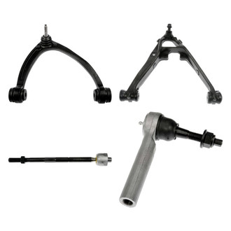 Dorman® - OE Solutions™ Front Passenger Side Lower and Upper Control Arm with Ball Joint and Tie Rod End Kit