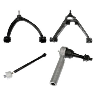 Dorman® - OE Solutions™ Front Passenger Side Lower and Upper Control Arm with Ball Joint and Tie Rod End Kit