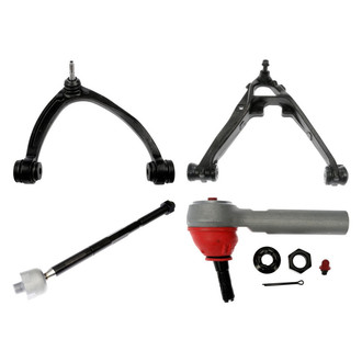 Dorman® - OE Solutions™ Front Passenger Side Lower and Upper Control Arm with Ball Joint and Tie Rod End Kit
