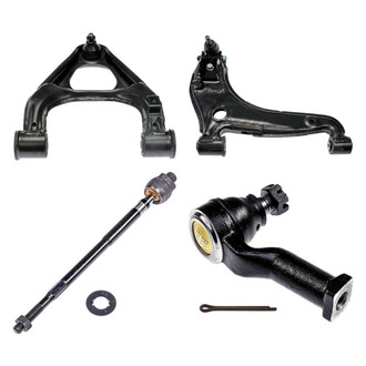 Dorman® - OE Solutions™ Front Passenger Side Lower and Upper Control Arm with Ball Joint and Tie Rod End Kit