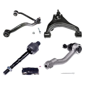 Dorman® - OE Solutions™ Front Passenger Side Lower and Upper Control Arm with Ball Joint and Tie Rod End Kit