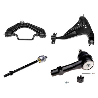 Dorman® - OE Solutions™ Front Passenger Side Lower and Upper Control Arm with Ball Joint and Tie Rod End Kit
