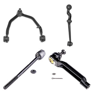 Dorman® - OE Solutions™ Front Passenger Side Lower and Upper Control Arm with Ball Joint and Tie Rod End Kit