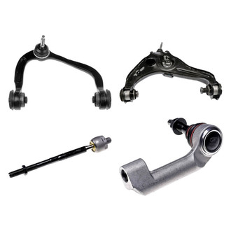 Dorman® - OE Solutions™ Front Passenger Side Lower and Upper Control Arm with Ball Joint and Tie Rod End Kit
