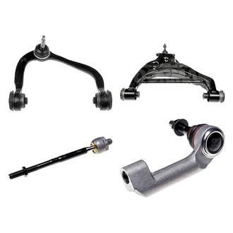Dorman® - OE Solutions™ Front Passenger Side Lower and Upper Control Arm with Ball Joint and Tie Rod End Kit