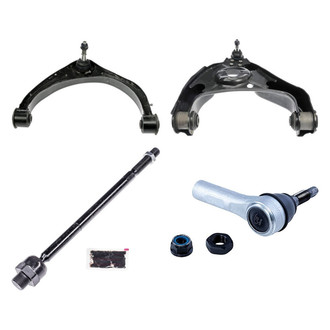 Dorman® - OE Solutions™ Front Passenger Side Lower and Upper Control Arm with Ball Joint and Tie Rod End Kit