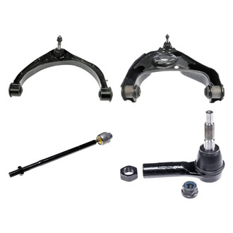 Dorman® - OE Solutions™ Front Passenger Side Lower and Upper Control Arm with Ball Joint and Tie Rod End Kit