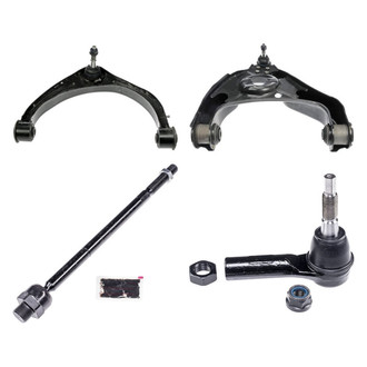 Dorman® - OE Solutions™ Front Passenger Side Lower and Upper Control Arm with Ball Joint and Tie Rod End Kit