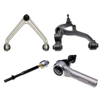 Dorman® - OE Solutions™ Front Passenger Side Lower and Upper Control Arm with Ball Joint and Tie Rod End Kit