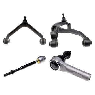Dorman® - OE Solutions™ Front Passenger Side Lower and Upper Control Arm with Ball Joint and Tie Rod End Kit