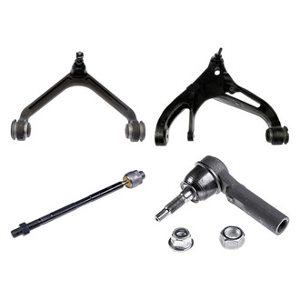 Dorman® - OE Solutions™ Front Passenger Side Lower and Upper Control Arm with Ball Joint and Tie Rod End Kit