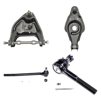 Dorman® - OE Solutions™ Front Passenger Side Lower and Upper Control Arm with Ball Joint and Tie Rod End Kit