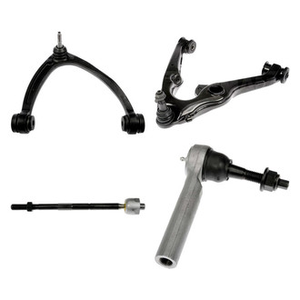 Dorman® - OE Solutions™ Front Passenger Side Lower and Upper Control Arm with Ball Joint and Tie Rod End Kit