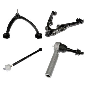 Dorman® - OE Solutions™ Front Passenger Side Lower and Upper Control Arm with Ball Joint and Tie Rod End Kit