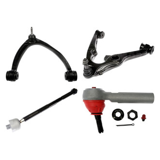 Dorman® - OE Solutions™ Front Passenger Side Lower and Upper Control Arm with Ball Joint and Tie Rod End Kit