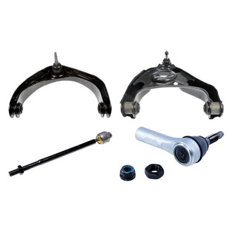 Dorman® - OE Solutions™ Front Passenger Side Lower and Upper Control Arm with Ball Joint and Tie Rod End Kit